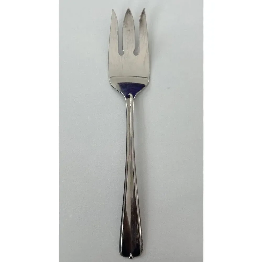 Vtg Oneida‎ GALA-IMPULSE Glossy Stainless Steel Flatware 8.5” MEAT FORK USA